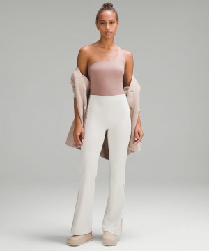 Κορμακια Lululemon Wundermost Ultra-Soft Nulu Asymmetrical γυναικεια ροζ | Greece-7034296