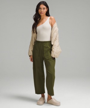 Κορμακια Lululemon Wundermost Ultra-Soft Nulu Asymmetrical γυναικεια καφε | Greece-6710258