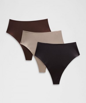 εσωρουχα Lululemon Wundermost Ultra-Soft Nulu High-Waist Thong γυναικεια μαυρα | Greece-6854321