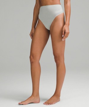 εσωρουχα Lululemon Wundermost Ultra-Soft Nulu High-Waist Thong γυναικεια γκρι | Greece-8742316