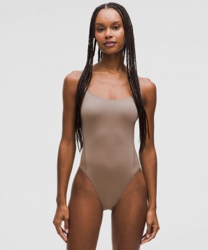 Κορμακια Lululemon Wundermost Ultra-Soft Nulu Square-Neck Sleeveless γυναικεια γκρι | Greece-4753861