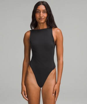 Κορμακια Lululemon Wundermost Ultra-Soft Nulu Super-High-Cut γυναικεια μαυρα | Greece-9581270