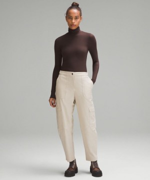 Κορμακια Lululemon Wundermost Ultra-Soft Nulu Turtleneck γυναικεια σοκολάτα | Greece-3698514