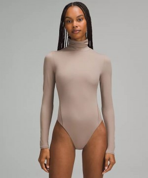 Κορμακια Lululemon Wundermost Ultra-Soft Nulu Turtleneck γυναικεια γκρι | Greece-7951842