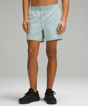 Σορτσ Lululemon Zeroed In Linerless 5" ανδρικα Frosted Jade | Greece-1304798