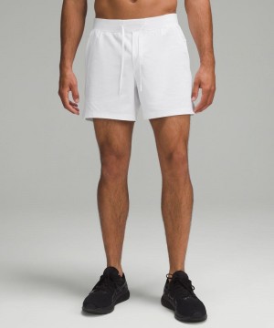 Σορτσ Lululemon Zeroed In Linerless 5" ανδρικα ασπρα | Greece-7960823