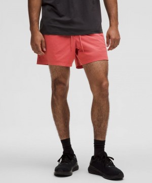 Σορτσ Lululemon Zeroed In Linerless 5" ανδρικα ροζ | Greece-7325486