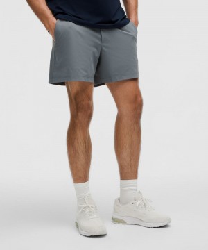 Σορτσ Lululemon Zeroed In Linerless 5" ανδρικα γκρι | Greece-3712480