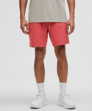 Σορτσ Lululemon Zeroed In Linerless 7" ανδρικα ροζ | Greece-1873052