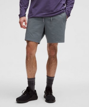 Σορτσ Lululemon Zeroed In Linerless 7" ανδρικα γκρι | Greece-7963408