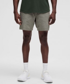 Σορτσ Lululemon Zeroed In Linerless 7" ανδρικα πρασινο Πολύχρωμο | Greece-0412975