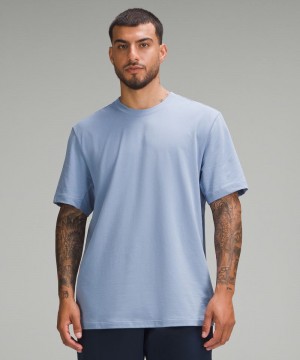μπλουζακια Lululemon Zeroed In Short-Sleeve ανδρικα μπλε | Greece-0875329
