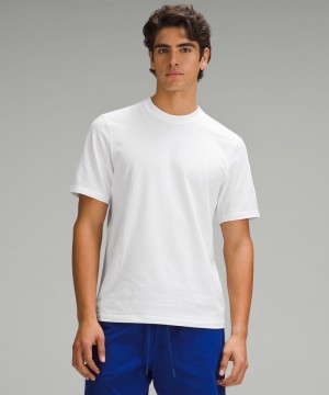 μπλουζακια Lululemon Zeroed In Short-Sleeve ανδρικα ασπρα | Greece-5348179