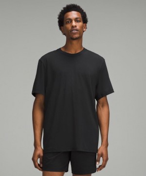 μπλουζακια Lululemon Zeroed In Short-Sleeve ανδρικα μαυρα | Greece-6841732