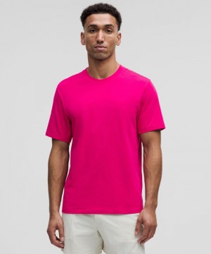 μπλουζακια Lululemon Zeroed In Short-Sleeve ανδρικα ροζ | Greece-5672483
