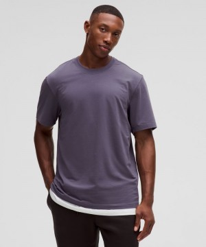 μπλουζακια Lululemon Zeroed In Short-Sleeve ανδρικα βαθυ γκρι | Greece-2768019