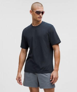 μπλουζακια Lululemon Zeroed In Short-Sleeve ανδρικα σκουρο μπλε | Greece-4328075