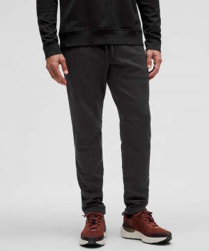 Παντελονι Lululemon Zeroed In Slim-Fit Fleece ανδρικα μαυρα | Greece-1032587