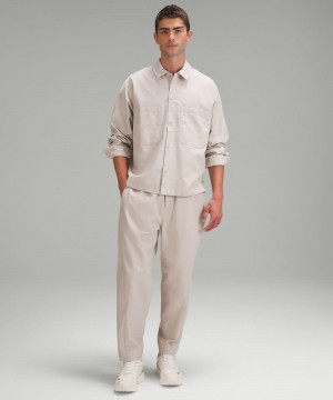 Παντελονι Lululemon lab Jacquard Relaxed-Tapered 27"L ανδρικα γκρι | Greece-1685072