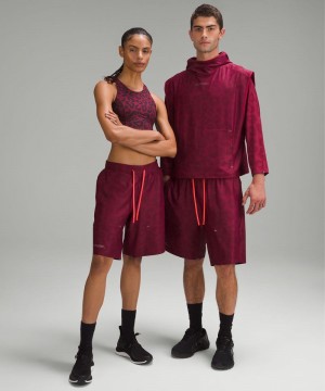 Σορτσ Lululemon lab Relaxed-Fit Training 10" ανδρικα μπορντο Πολύχρωμο | Greece-8961024