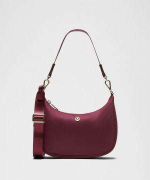 τσάντεσ ώμου Lululemon Adjustable Mini Shoulder Bag 3L γυναικεια μπορντο χρυσο χρωμα | Greece-5316407