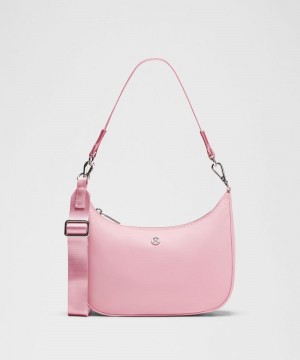 τσάντεσ ώμου Lululemon Adjustable Mini Shoulder Bag 3L γυναικεια ροζ | Greece-5809624