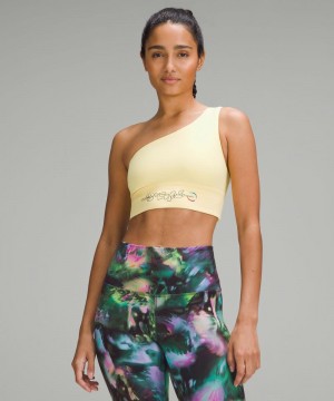 Αθλητικο Σουτιεν Lululemon Align™ Asymmetrical Light Support, A/B Cup Graphic γυναικεια κίτρινα | Greece-4362978