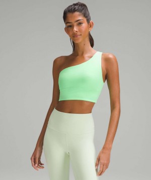Αθλητικο Σουτιεν Lululemon Align™ Asymmetrical Light Support, A/B Cup γυναικεια πρασινο | Greece-6234590