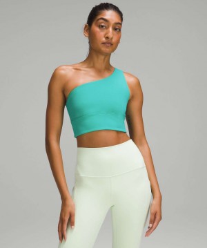 Αθλητικο Σουτιεν Lululemon Align™ Asymmetrical Light Support, A/B Cup γυναικεια πρασινο | Greece-7946812