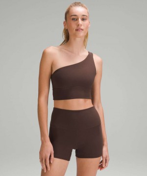 Αθλητικο Σουτιεν Lululemon Align™ Asymmetrical Light Support, A/B Cup γυναικεια σοκολάτα | Greece-2190857