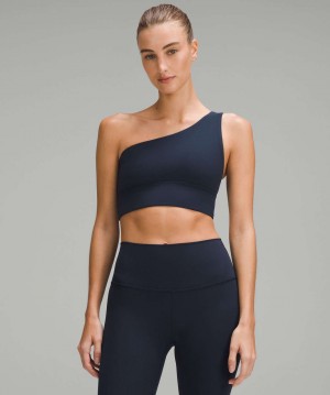 Αθλητικο Σουτιεν Lululemon Align™ Asymmetrical Light Support, A/B Cup γυναικεια σκουρο μπλε | Greece-7130465