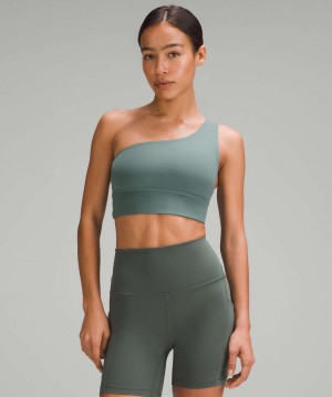 Αθλητικο Σουτιεν Lululemon Align™ Asymmetrical Light Support, C/D Cup γυναικεια πρασινο | Greece-7302814