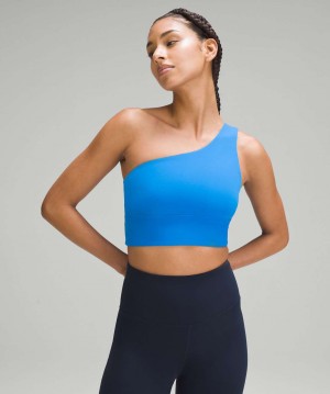 Αθλητικο Σουτιεν Lululemon Align™ Asymmetrical Light Support, C/D Cup γυναικεια μπλε | Greece-3089742