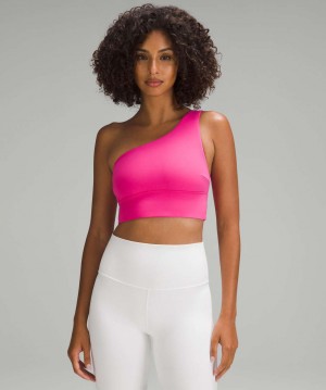 Αθλητικο Σουτιεν Lululemon Align™ Asymmetrical Light Support, C/D Cup γυναικεια ροζ | Greece-8956031