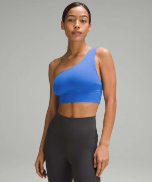 Αθλητικο Σουτιεν Lululemon Align™ Asymmetrical Light Support, C/D Cup γυναικεια μπλε | Greece-7098314