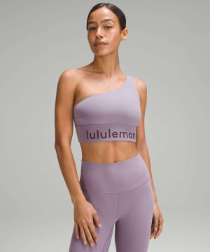 Αθλητικο Σουτιεν Lululemon Align™ Asymmetrical Light Support, C/D Cup γυναικεια μωβ γκρι | Greece-7851032