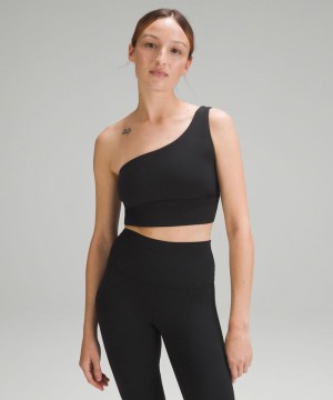 Αθλητικο Σουτιεν Lululemon Align™ Asymmetrical Light Support, A/B Cup γυναικεια μαυρα | Greece-1638925