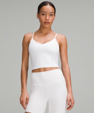 αμανικα μπλουζακια Lululemon Align™ Cropped Cami γυναικεια ασπρα | Greece-1526480