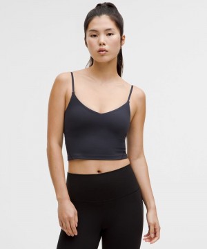 αμανικα μπλουζακια Lululemon Align™ Cropped Cami γυναικεια μαυρα | Greece-8615047