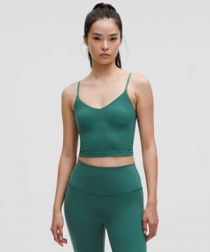 αμανικα μπλουζακια Lululemon Align™ Cropped Cami γυναικεια τυρκουάζ | Greece-0957413