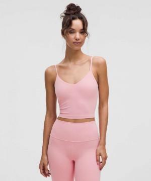 αμανικα μπλουζακια Lululemon Align™ Cropped Cami γυναικεια ροζ | Greece-6592704