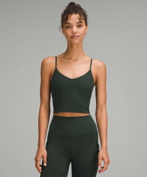 αμανικα μπλουζακια Lululemon Align™ Cropped Cami γυναικεια πρασινο | Greece-1873694
