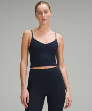 αμανικα μπλουζακια Lululemon Align™ Cropped Cami γυναικεια σκουρο μπλε | Greece-3182570