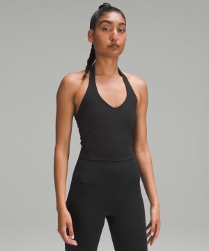 αμανικα μπλουζακια Lululemon Align™ Halter γυναικεια μαυρα | Greece-4863157