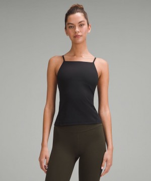 αμανικα μπλουζακια Lululemon Align™ High-Neck Cami γυναικεια μαυρα | Greece-8021746