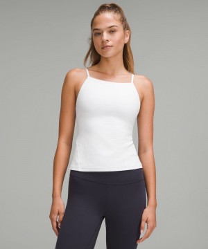 αμανικα μπλουζακια Lululemon Align™ High-Neck Cami γυναικεια ασπρα | Greece-5714032