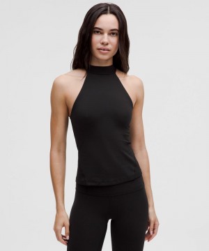 αμανικα μπλουζακια Lululemon Align™ High-Neck Halter γυναικεια μαυρα | Greece-3065792