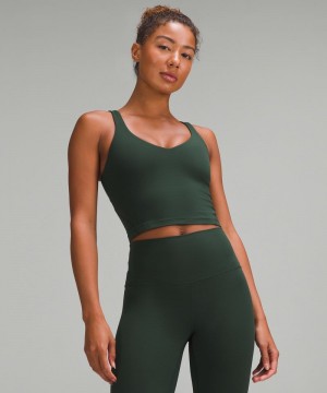 αμανικα μπλουζακια Lululemon Align™ Light Support, A/B Cup γυναικεια πρασινο | Greece-9174652