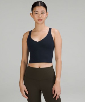αμανικα μπλουζακια Lululemon Align™ Light Support, A/B Cup γυναικεια σκουρο μπλε | Greece-7926438