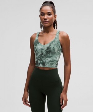 αμανικα μπλουζακια Lululemon Align™ Light Support, A/B Cup γυναικεια πρασινο | Greece-6180423